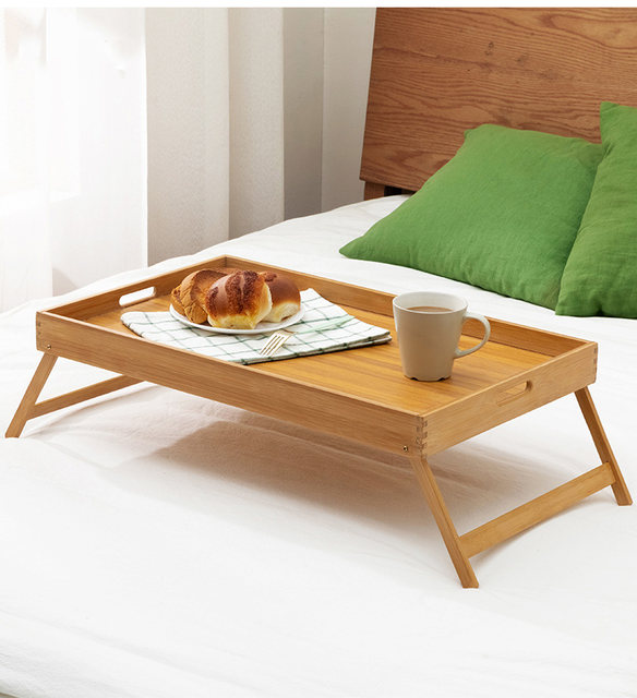 صحن تقديم خشب 30*50سم مع ارجل قابلة للطي AZ-1092