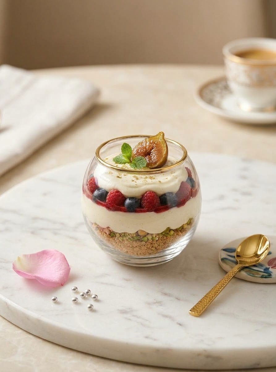 مطيبة حلويات زجاج مدور حواف ذهبي AZ-3834