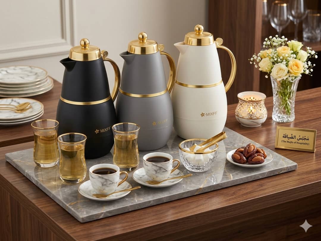 ثلاجة شاهي زجاج 1 لتر غلاف بلاستيك