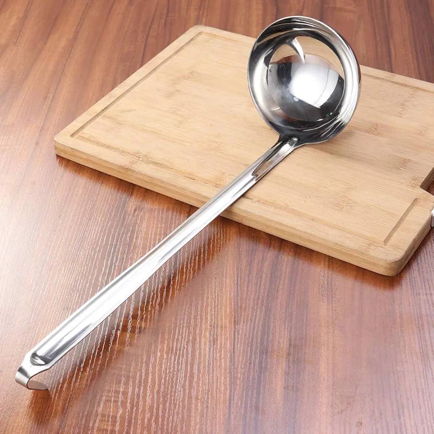 ملعقة غرف ستيل كامل عمق كبير- يد طويل تعليقة AZ-3134