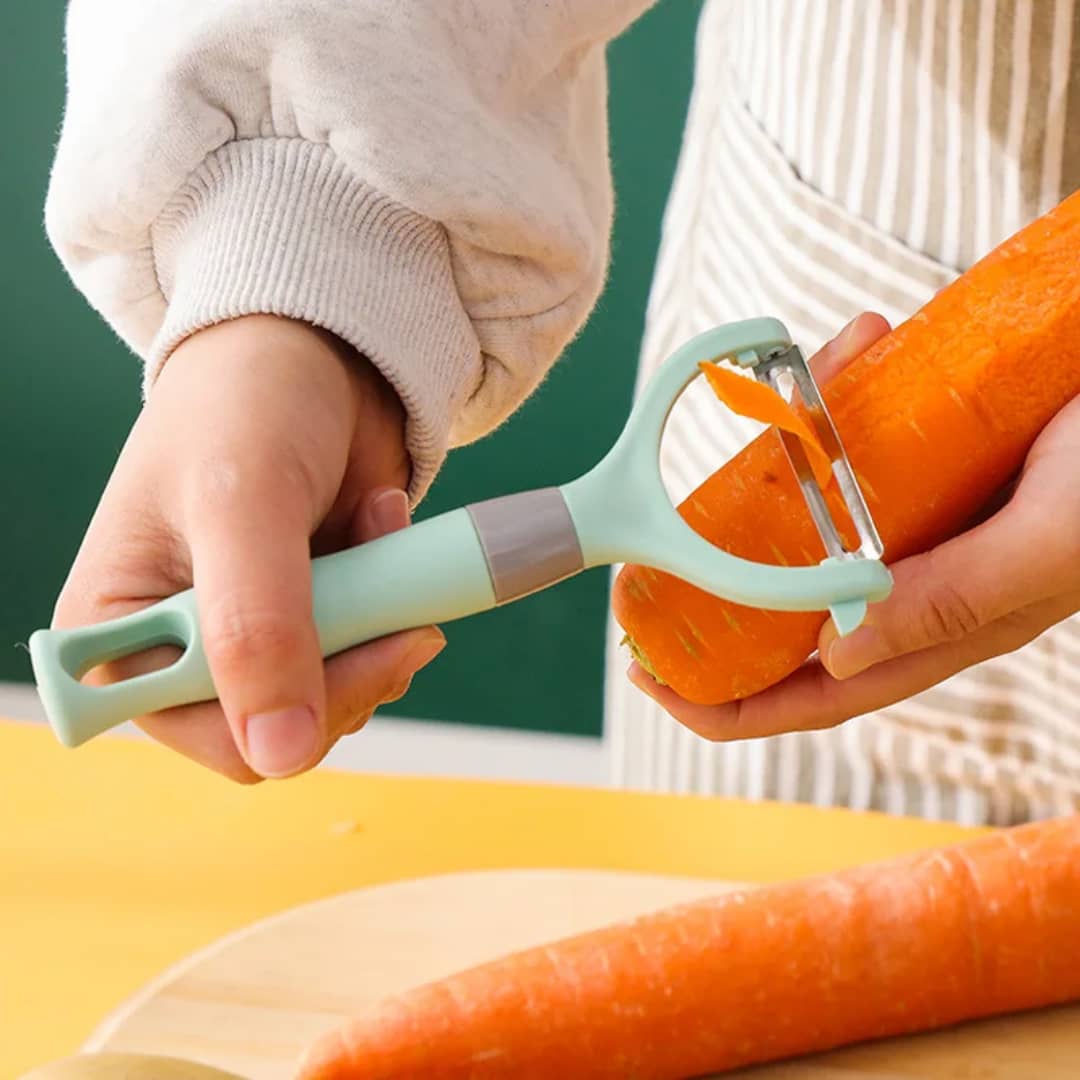 قشارة بطاط ستيل بيد بلاستيك ملون NEW01-1580