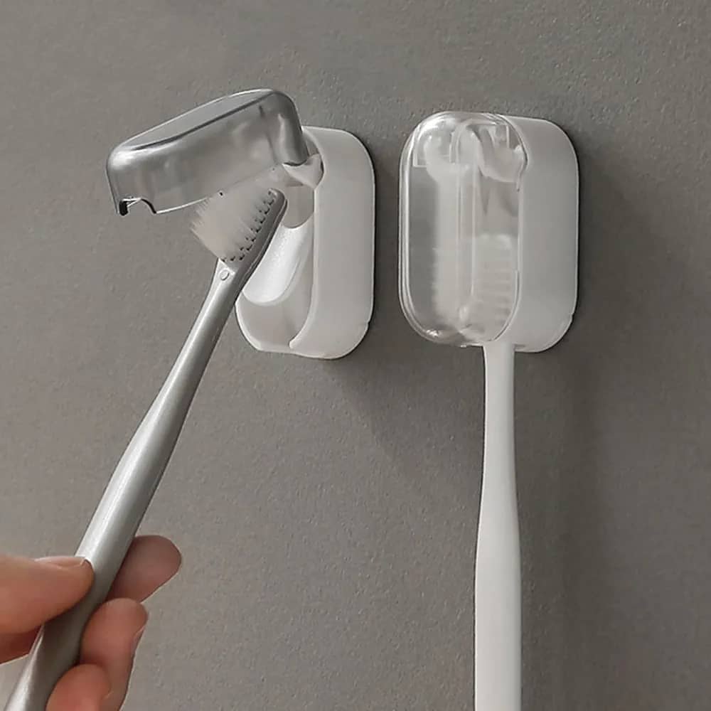 اغطية فرش اسنان شفاف مع لاصق جدار قطعتين AZ-3301