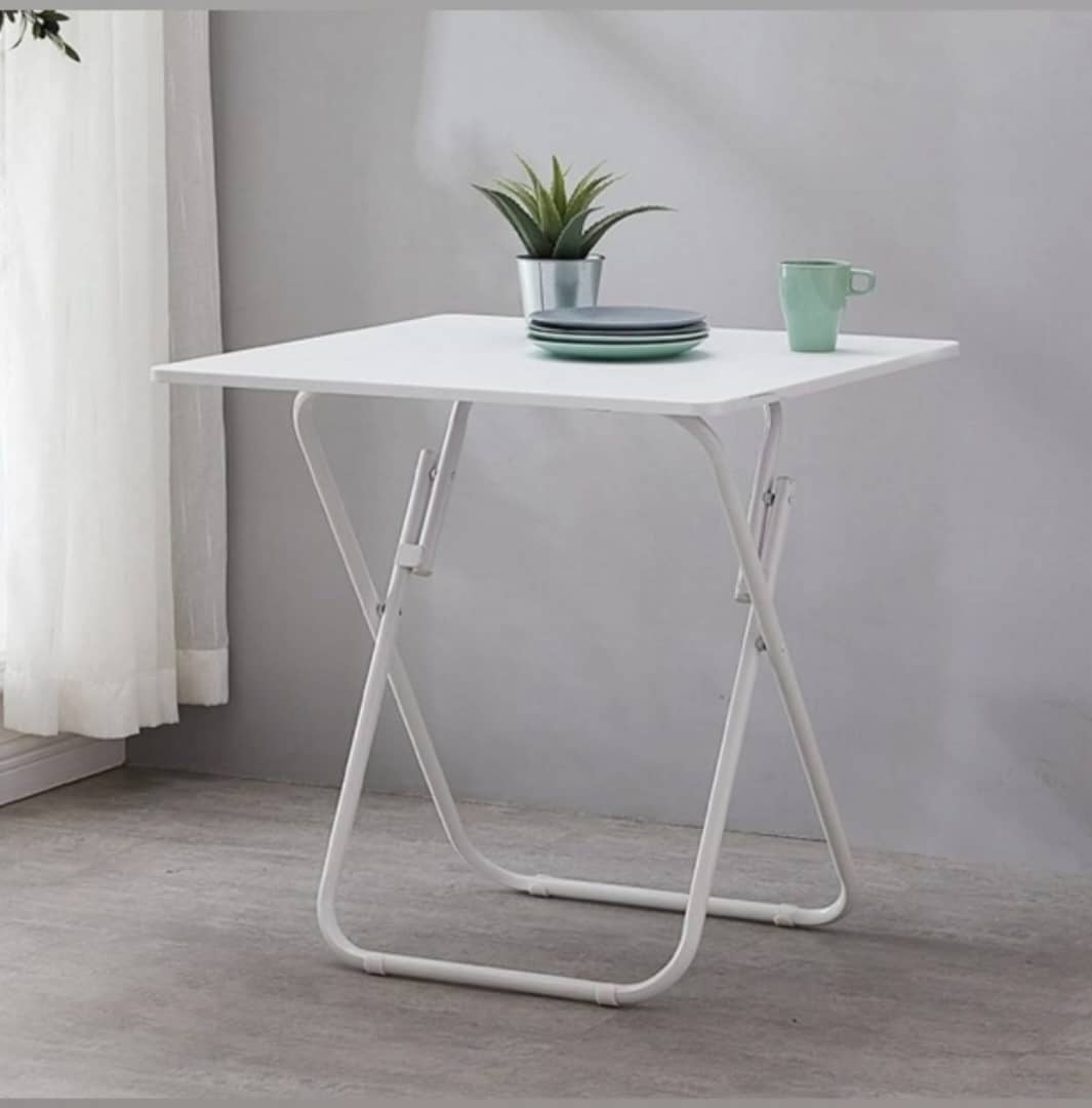 طاولة اكل ابيض مربع 70*70سم AZ-3412