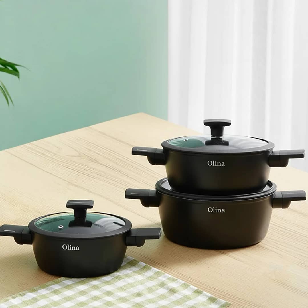 طقم قدور جرانيت بارولي AZ-3439