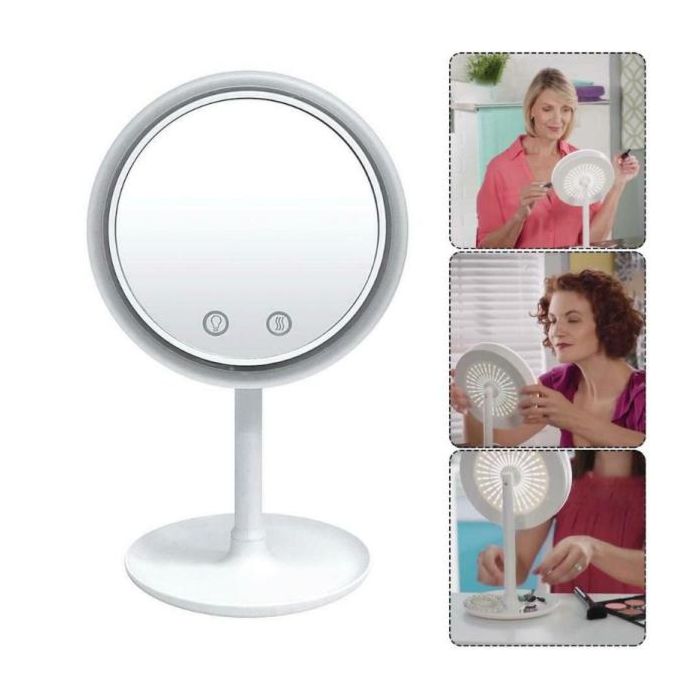 مراية تجميل مدور جلاس FAN MIROIR